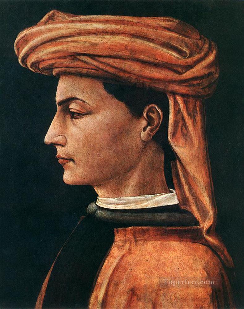 Portrait Of A Young Man early Renaissance Paolo Uccello Oil Paintings